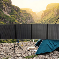 Chargeur pliable de panneaux solaires portables JP 200w pour centrale électrique