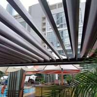 Sistema de Persianas Venecianas de Aluminio Bioclimáticas para Puertas y Ventanas - Operación Manual/Automática, Configuración para Cocina Exterior