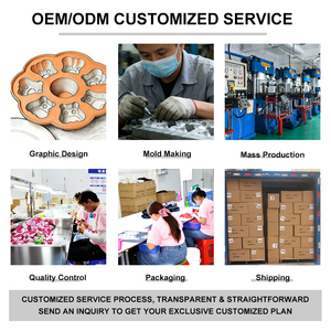 Contenitore in Silicone per Alimenti per Bambini a Forma di Animali Carini, Personalizzabile OEM/ODM, per Preparare Cioccolato, Dolci e <span class=keywords><strong>Biscotti</strong></span> - Product Image 4