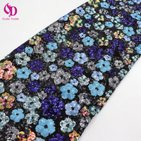 Tissu de luxe tissé à paillettes multicouche de 5 mm, broderie florale, pour débardeurs sexy pour filles et vêtements de mode – Grande Vente