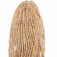 Perles baroques d'eau douce naturelles, brins de perles de 8-9 mm, perles rondes en vrac pour la fabrication de bijoux DIY, vente en gros