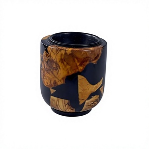 Quemador de Oud Artesanal de Madera y Resina Opulento, Diseñado para un Rico Aroma Árabe, Decoración para el Bienestar del Hogar y Ambiente Nocturno de Ramadán - Product Image 1