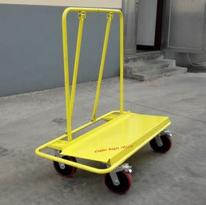 Carro profesional de cuatro ruedas de madera contrachapada para trabajo pesado, carro de paneles de yeso y carro de herramientas de mármol - Product Image 3