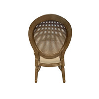 Échantillon gratuit Chaise de salle à manger Louis Xvi crème de dos victorien en acier chêne vert or rose brun de style européen pour personnes lourdes