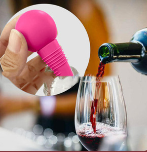 Lot <span class=keywords><strong>de</strong></span> bouchons <span class=keywords><strong>de</strong></span> bouteille <span class=keywords><strong>de</strong></span> vin en silicone multicolores personnalisés, pas chers, anti-fuite pour whisky, bière et <span class=keywords><strong>champagne</strong></span> - Product Image 6