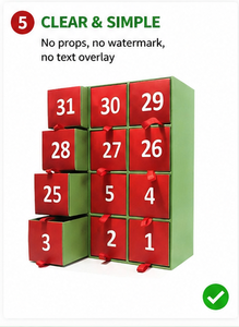 Wholesale Christmas Drawer <b>Box</b> Advent Calendar Rigid Cardboard <b>Empty</b> Mystery Blind <b>Box</b> with Ribbon Pull <b>for</b> Surprise <b>Gift</b> - Product Image 6