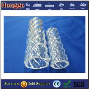 Tubo Acrílico Transparente Acanalado, Tubo PMMA Transparente Acanalado - Product Image 4