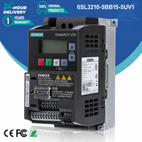 Variateur de fréquence AC industriel Siemens SINAMICS V20 0,55 kW 200-240 V monophasé 3,2 A USS Modbus RTU 6SL3210-5BB15-5UV1