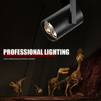 Projecteur LED sur rail orientable CRI95 anti-éblouissement sans scintillement 24W 35W 45W pour éclairage en hauteur, en aluminium moderne, pour centres commerciaux et bureaux