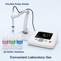 Nouveauté : pH-mètre numérique de paillasse DPH100 avec précision de 0,1, écran LCD, personnalisable OEM, appareil de mesure de laboratoire