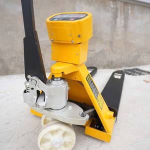 पैमाने हाथ हाइड्रोलिक इलेक्ट्रिक जैक के साथ 2टन 3टन पैलेट ट्रक, इलेक्ट्रिक फोर्कलिफ्ट लिफ्टिंग टूल अनुकूलित पंप जैक एलसीडी एसी मोटर - Product Image 6