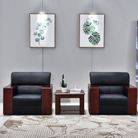 Sofá de Oficina para Recepción XT, Estilo Moderno y Sencillo, para Reuniones y Negociaciones, Individual, para Tres Personas, Combinado con Mesa de Té