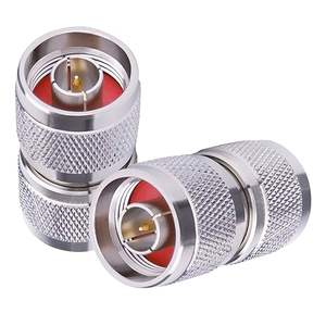 Адаптер коаксиальный штекер от <span class=keywords><strong>N</strong></span> до <span class=keywords><strong>N</strong></span> 50 Ом, медная конструкция, мужской/женский пол для RF коаксиального кабеля - Product Image 1