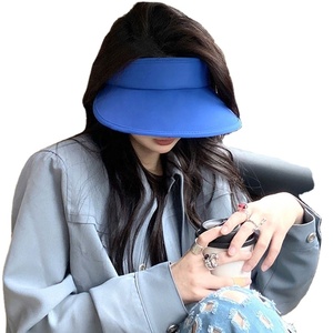 Summer Large Brim Empty Top Sun Hat Uv Protection Ice Silk Sun Hat <b>Sunscreen</b> Hat - Product Image 4