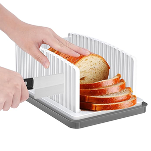 Adjustable Plastic Sandwich Bread Slicer Manual Adjustable Bread Cutter for Homemade Bread <b>Baking</b> <b>Tools</b> - Product Image 1