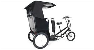 Tourisme cyclo pousse-pousse 3 roues vélo électrique taxi à vendre - Product Image 5
