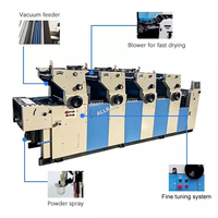 Machine d'impression offset automatique à grande vitesse Machine d'impression offset 4 couleurs Presse de prix