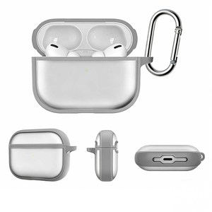 Étui Benks en TPU texturé pour AirPods Pro 3, anti-traces de doigts, antichoc, ajustement parfait, finition mate transparente - Product Image 1
