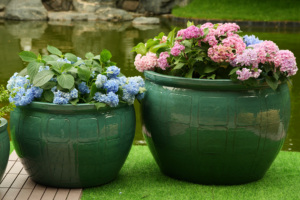 Pots à fleurs modernes en céramique émaillée durables de 1 mètre avec drainage pour bonsaï d'intérieur - Jardinières de sol en gros - Product Image 2