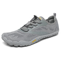 Chaussures de trail minimalistes SAGUARO, blanches, noires, grises, pour l'extérieur, semelle extérieure en caoutchouc flexible et fine, large embout, zéro drop, pieds nus