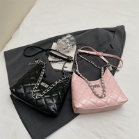Sacs à bandoulière en cuir PU matelassé de luxe pour femmes, sacs à main à fermeture éclair de marque célèbre, sacs à main à la mode