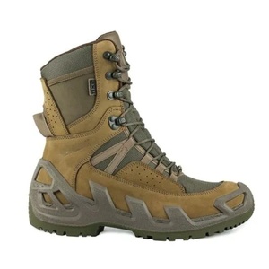 Chaussures de randonnée montantes DF en cuir véritable à huit griffes, respirantes, imperméables, antidérapantes et amortissantes pour le sport et les voyages - Product Image 1