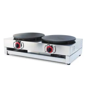 Commercial Automatic Pancake Maker Machine Crepe Makers Hot Plate Industrial Electric Crepe Making Machine Rotating Crepe Maker
