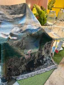 โซฟาผ้าแจ็คการ์ดทอทนทานผ้าห่มโพลีเอสเตอร์และผ้าฝ้ายดีไซน์ใหม่สำหรับตกแต่งและปิกนิก - Product Image 3