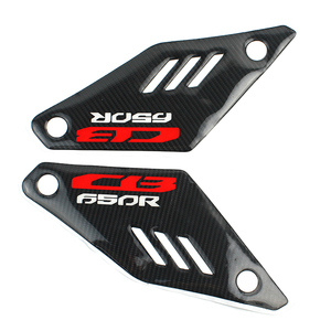 Para <span class=keywords><strong>Honda</strong></span> <span class=keywords><strong>CB</strong></span> <span class=keywords><strong>650R</strong></span> CB650 R 2018-2020 3D de fibra de carbono lado calcomanías de tanque de Gas de aceite de pegatinas de motos accesorios de decoración - Product Image 4