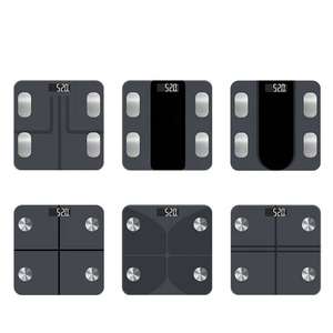 Preiswerte Badezimmer-Bodenwaage Intelligente Körperfettwaage BMI <span class=keywords><strong>Baby</strong></span>-Waage Gesundheitswaage Elektronische Digitalwaage als Geschenk <span class=keywords><strong>180kg</strong></span> App - Product Image 6