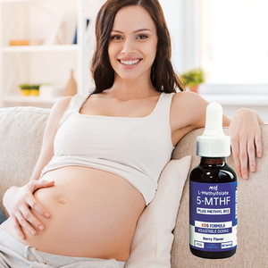 สารสกัดจากพืชธรรมชาติผสมแอล-เมทิลโฟเลต <span class=keywords><strong>5</strong></span> มิลิกรัม พร้อมวิตามินบี12 แบบหยด 30 มล. อาหารเสริมบำรุงสุขภาพสมอง - Product Image 5