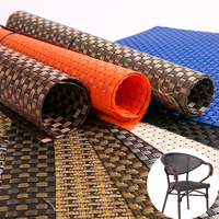 STARUNK 8x8 Prix d'usine Tissu en maille de vinyle tissé robuste enduit pour chaises d'extérieur, tissu en maille PVC imperméable 900 g/m²