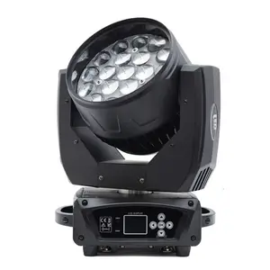 Same Channel Library As Mac Aura Rgbw 4in1 Cto Cmy Led Moving Head 19x15 Wash Zoom Beam 19*15w Led Wash Light
