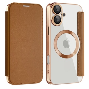 Cho iPhone 16 15 14 13 12 11 Pro Max Sang Trọng Khe Cắm Thẻ Chủ Từ Điện Thoại Di Động Bìa Da Lật Ví Trường Hợp Bảo Vệ - Product Image 1