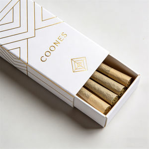 Umweltfreundliche Kartonverpackung Kindersichere Maßgefertigte Papier-Verpackungsbox für Vorgerollte Zigarren für Cones Left Tube Rolls - Product Image 2