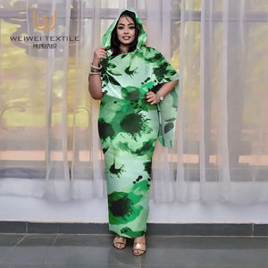 Abaya Islamica di Alta Qualità per Donne, Taglie Forti, Stampa Digitale, in Poliestere Voile, Stile Dubai e Sudanese - Product Image 3