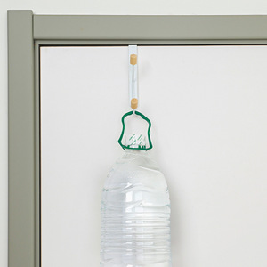 <b>Over</b> <b>Door</b> Coat <b>Hook</b> White Rectangle Clip On Type Heavy Duty Clothing Organizer For Bedroom Doorway Storage - Product Image 3