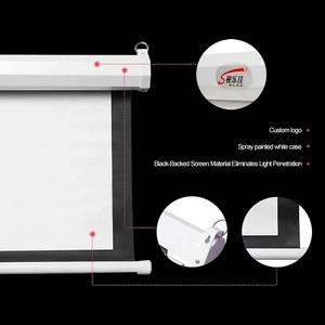 Écran de projection motorisé 100 120 133 150 Pouce 16:9 4:3 1:1 Mur Home Cinéma Écran de projection électrique <span class=keywords><strong>Taille</strong></span> Personnalisation - Product Image 6