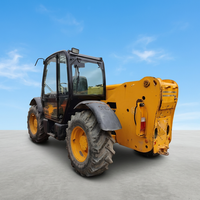 Chariot télescopique d'occasion JCB535, capacité 3500 kg, portée 9,5 mètres, chariot élévateur à grande portée, engin de construction
