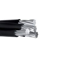 ABC CE CCC 4-adriges 25-mm-Überkopf-Aluminium-Elektrokabel Flach massives PVC IEC für die Strom heizung THHN-verpackte Rollen