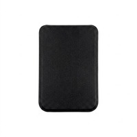 Dompet Kartu Kredit Kulit Asli Magnetik Tipis dengan Penyangga Kartu untuk iPhone 15/14/13 Pro Max, Cocok untuk Penggunaan di Kantor