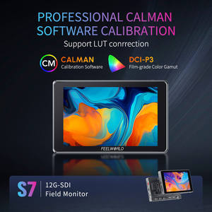 จอภาพ <span class=keywords><strong>FEELWORLD</strong></span> S7 ขนาด 7 นิ้ว ความสว่าง 1600nit รองรับ 12G-SDI และ HDMI 2.0 สำหรับวิดีโอ 4K HDR หน้าจอสัมผัส รองรับ 3D LUT และ Waveform ผลิตโดยโรงงานโดยตรง รับผลิตแบบ OEM/ODM - Product Image 4