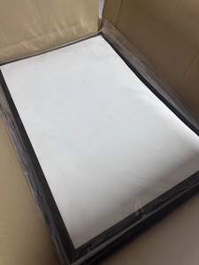 Customizable White Modern Rubber Bottom Non-Woven Floor Mat Handmade Bar <b>Doormat</b> Washable for Home or Hotel Use - Product Image 3