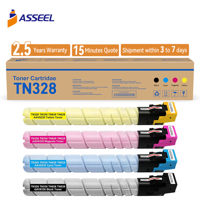 Factory Wholesale Premium Quality Copier Spare Parts TN328 TN-328 Toner Cartridge for Konica Minolta BIZHUB C250I 330I 360I