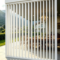 Persianas Verticales Motorizadas de Aluminio para Ventanas de Edificios de Oficinas, Protección Solar Exterior, Personalizables en Tamaño y Color, Modernas, que Protegen la Privacidad