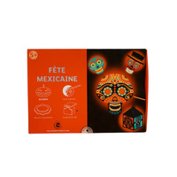 Kit de fabrication de lanternes en papier à gratter 3D Crâne de sucre, thème Jour des Morts mexicain, pour enfants, fête d'Halloween, jouet artisanal