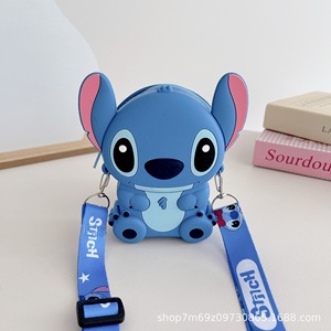 Nuova Borsa per Bambini a Tema Cartone Animato, Borsa a Tracolla da Donna con Fiocco, Grande Capacità, Portamonete - Product Image 6