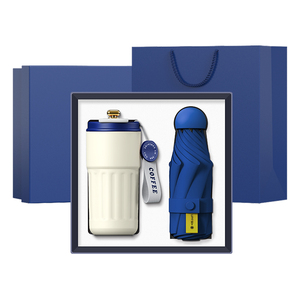 MXF42-2 Mok Mini Paraplu 2-in-1 Gepersonaliseerde Souvenir Kantoor Bedrijfsgeschenkset - Product Image 2