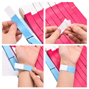 Oferta por Tiempo Limitado Pulseras de Tyvek de Papel de Color con Diseño a Prueba de Manipulación que Evita la Reutilización para Fiestas, Juegos y Competiciones - Product Image 6