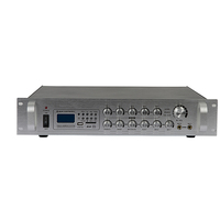 Amplificateur de sonorisation haute puissance à 5 zones personnalisable, tension constante, compatible avec les haut-parleurs 70V/100V pour système de sonorisation